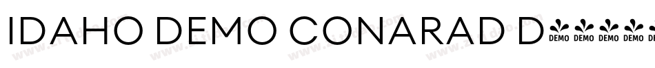IDAHO DEMO CONARAD D字体转换